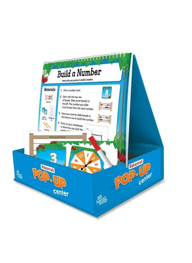 hand2mind hand2mind Rekenrek Pop-Up Learning Activity Center, Math Games for Kids, Abacus for Kids Math, Math Manipulatives, Montessori Materials for Preschool, Kindergarten Homeschool Supplies - Image 5