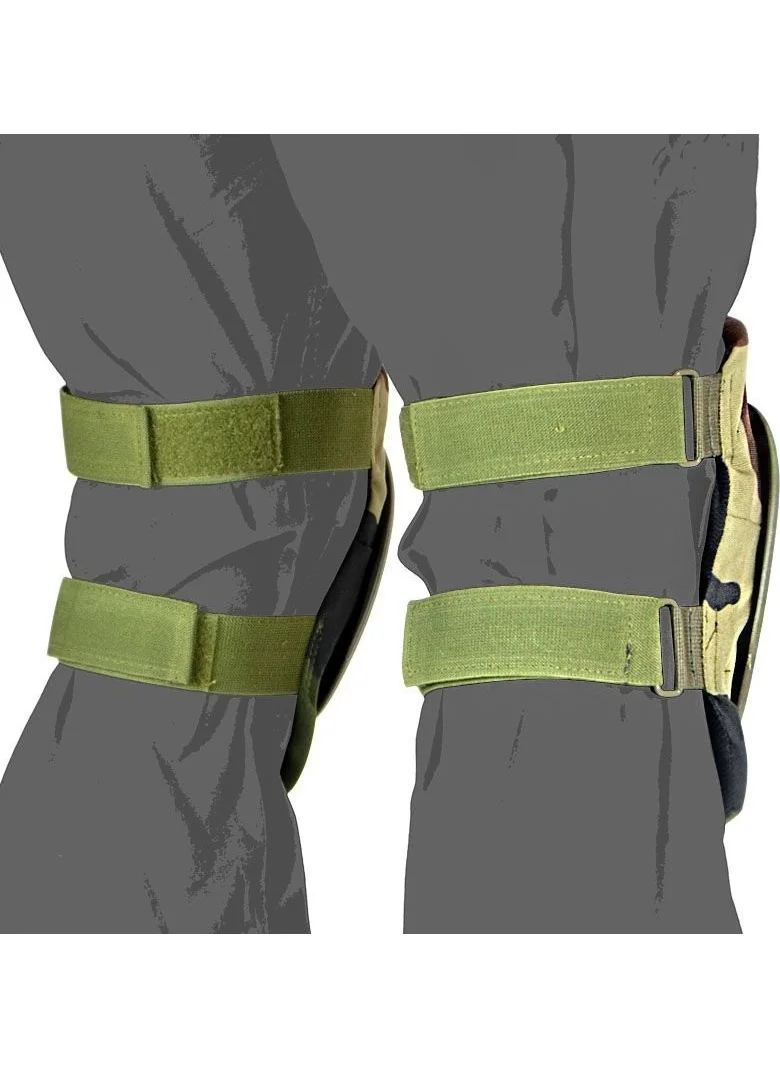 Evolite Knee and Elbow Support Set - Khaki
