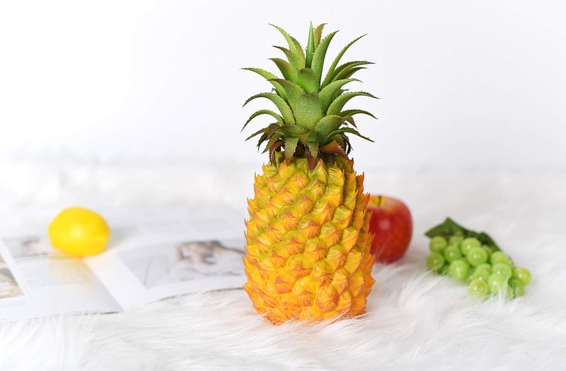 Lvydec Lvydec Artificial Pineapple  Realistic Artificial Fruit Fake Pineapple for Home Cabinet Table Party Decoration (10.2"")  - Image 3