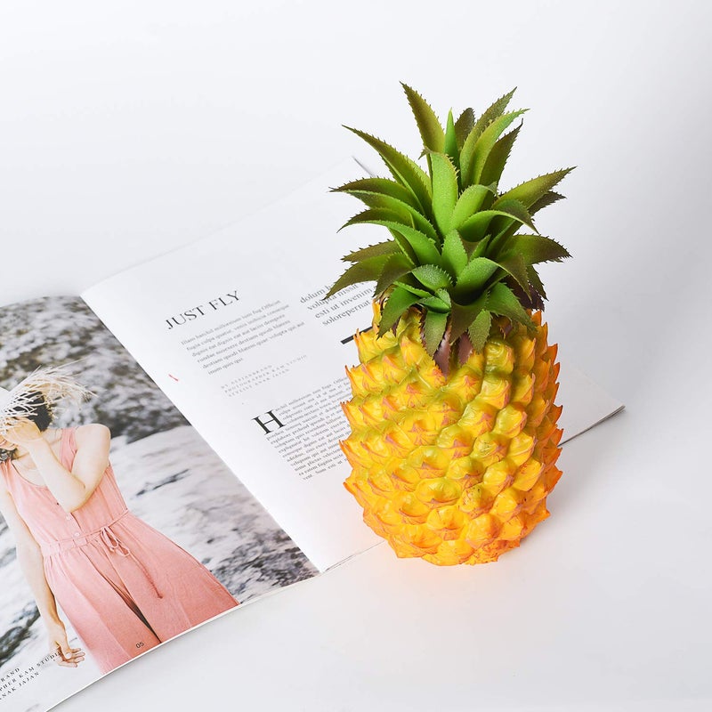 Lvydec Lvydec Artificial Pineapple  Realistic Artificial Fruit Fake Pineapple for Home Cabinet Table Party Decoration (10.2"")  - Image 2