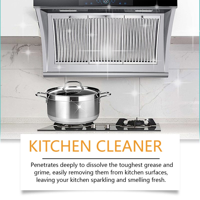Jakehoe Oil Stain Cleaner Mild Cleaner For Kitchen Range Hoods, Stoves, And Sink Oil Stains And Dirt - Image 4