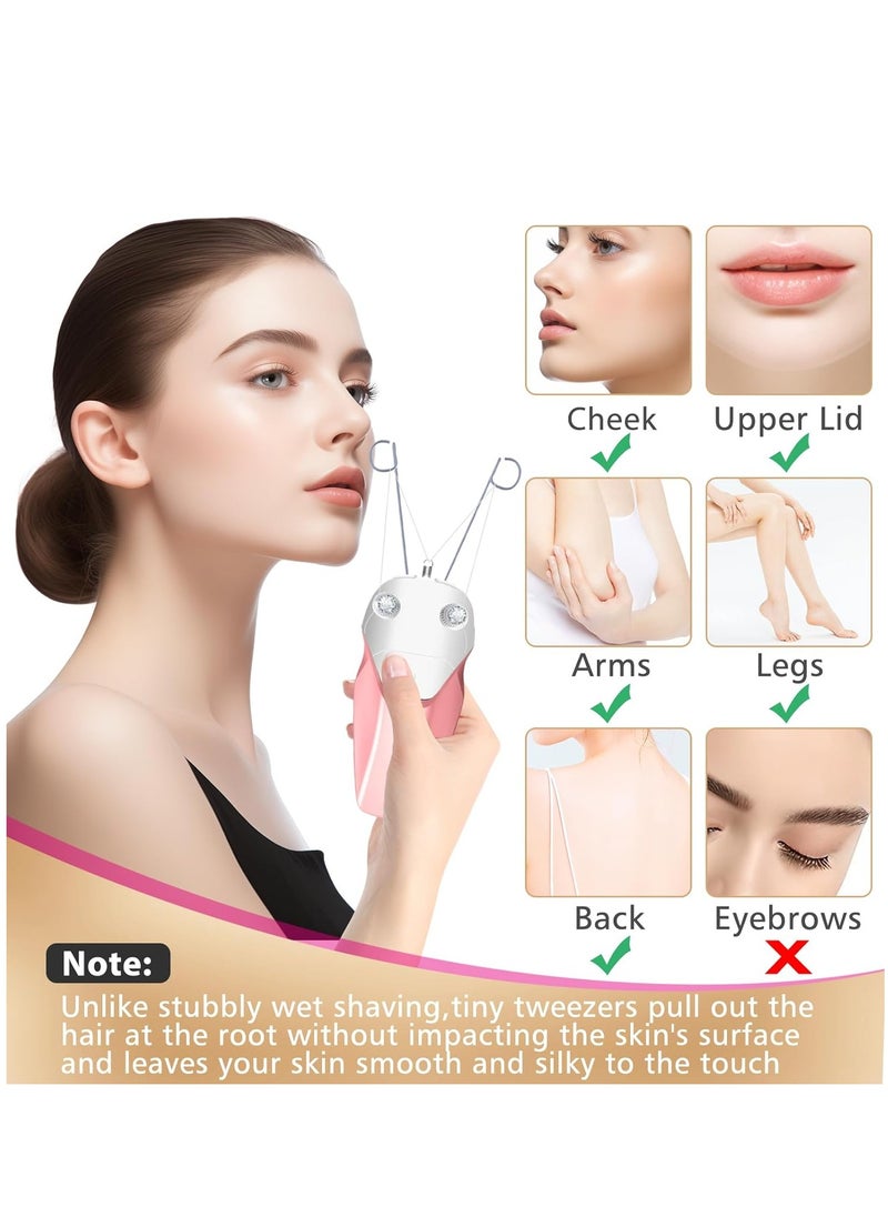 Facial Threading Hair Removal for Women, USB Rechargeable Electric Hair Removal Device - Threading Epilator Face Razors for Women, Chin, Lipo, Arms, Legs, Cotton Thread Included - pzsku/ZB00AB2E66A81F48528BCZ/45/_/1719913412/7c3f071a-bc39-4367-b4ea-52bc73982529