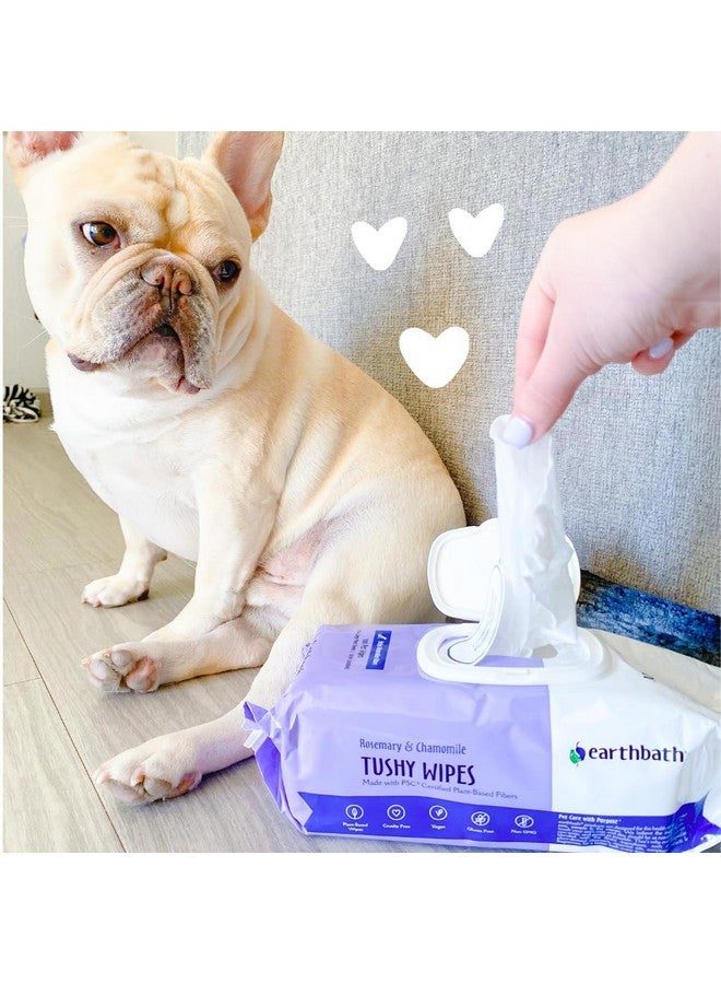 earthbath, Rosemary & Chamomile Tushy Wipes - Dog Wipes for Paws and Butt, Pet Wipes for Dogs & Cats, Made in USA, Cruelty-Free Dog Cleaning Wipes, Helps Neutralize Odors - 30 Count (1 Pack) - Image 5