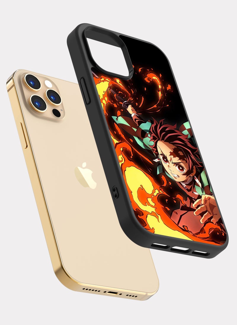 PXLAAT iPhone 12 Pro case cover  Slayer Kimetsu No Tanjiro  - Image 2