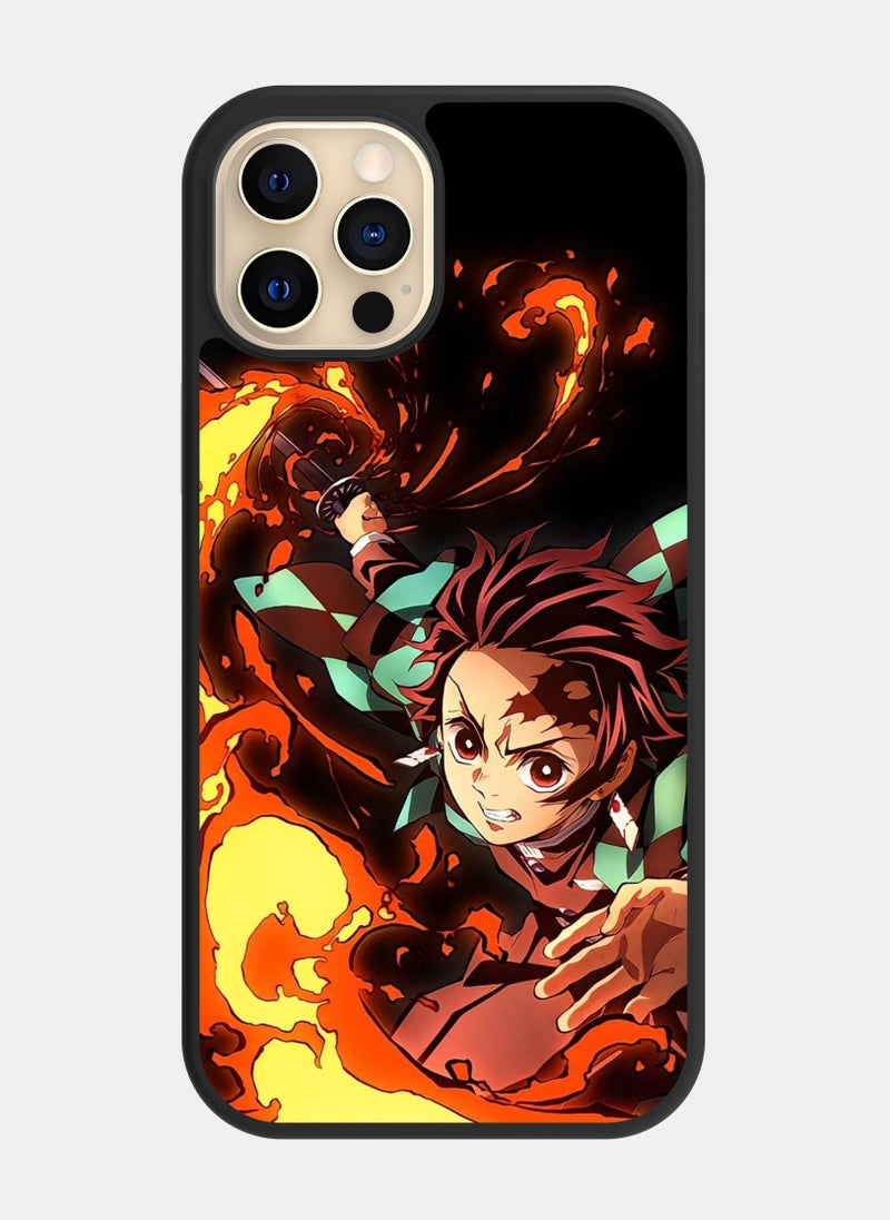 PXLAAT iPhone 12 Pro case cover  Slayer Kimetsu No Tanjiro  - Image 1