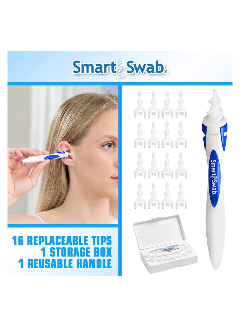 طقم أدوات من السيليكون 16 قطعة منظف الأذن لولبية ناعمة للعناية بالأذنين أدوات صحية منظف لإزالة شمع الأذن - Image 2