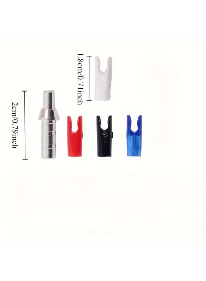 Blue ABS 4 2mm Carbon Archery Pin Nocks 12pcs for Recurve Bow Arrows Hunting Shooting - Image 3