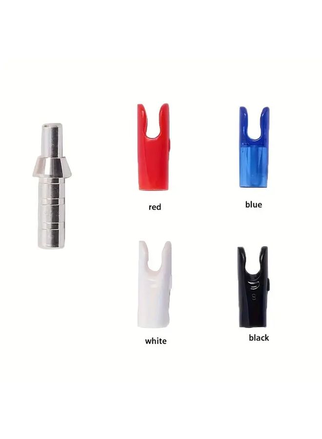 Blue ABS 4 2mm Carbon Archery Pin Nocks 12pcs for Recurve Bow Arrows Hunting Shooting - Image 5
