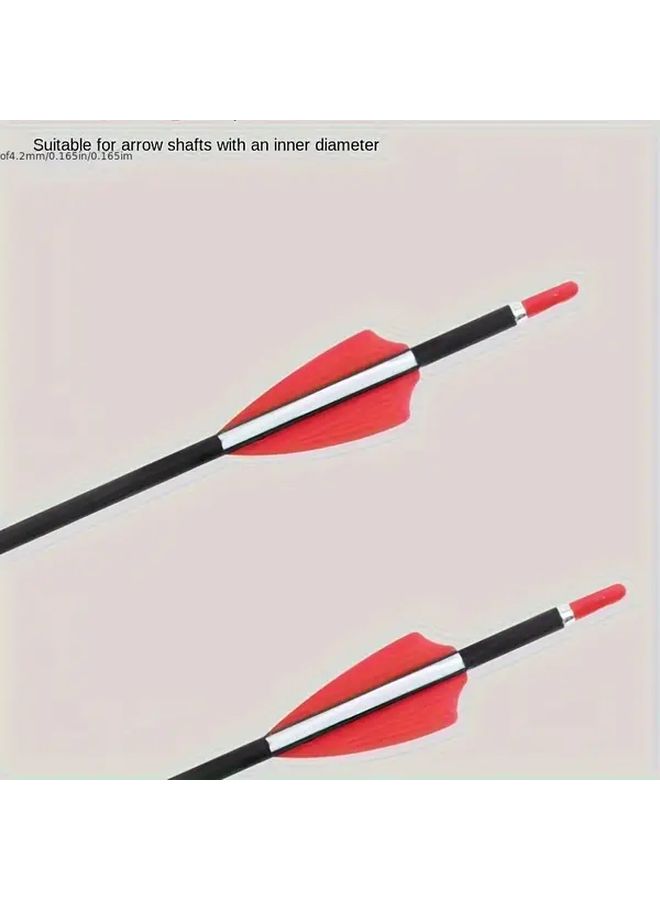 Blue ABS 4 2mm Carbon Archery Pin Nocks 12pcs for Recurve Bow Arrows Hunting Shooting - Image 2