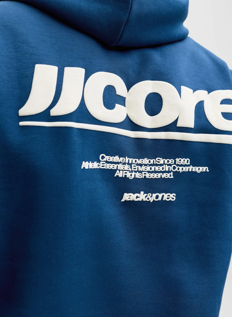 JACK & JONES  Graphic Pullover Hoodie for Men | Best Price UAE