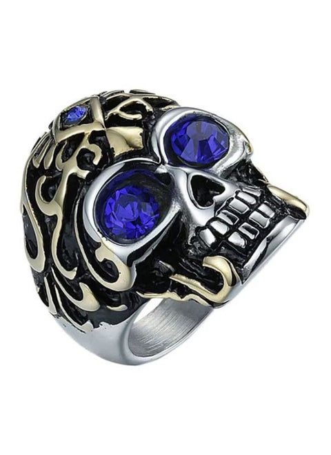 Genuine stainless steel ring jewelry for men fashion biker skull  rings