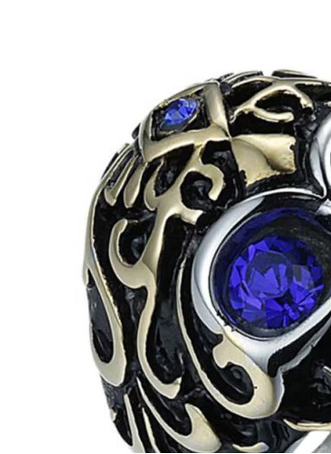 Genuine stainless steel ring jewelry for men fashion biker skull  rings