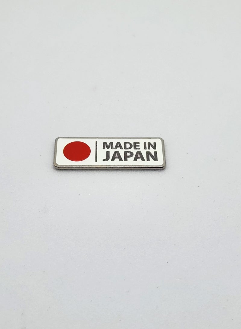 Acnor Japanese Flag Metal Emblem – Made in Japan Logo Plate for Cars, Bikes, Laptops for Fans Stickers Display for Mobile, Laptop, I pad, Backpacks, and Collectors Walls, Doors, Cars, Trucks, Motorcycles - Image 1