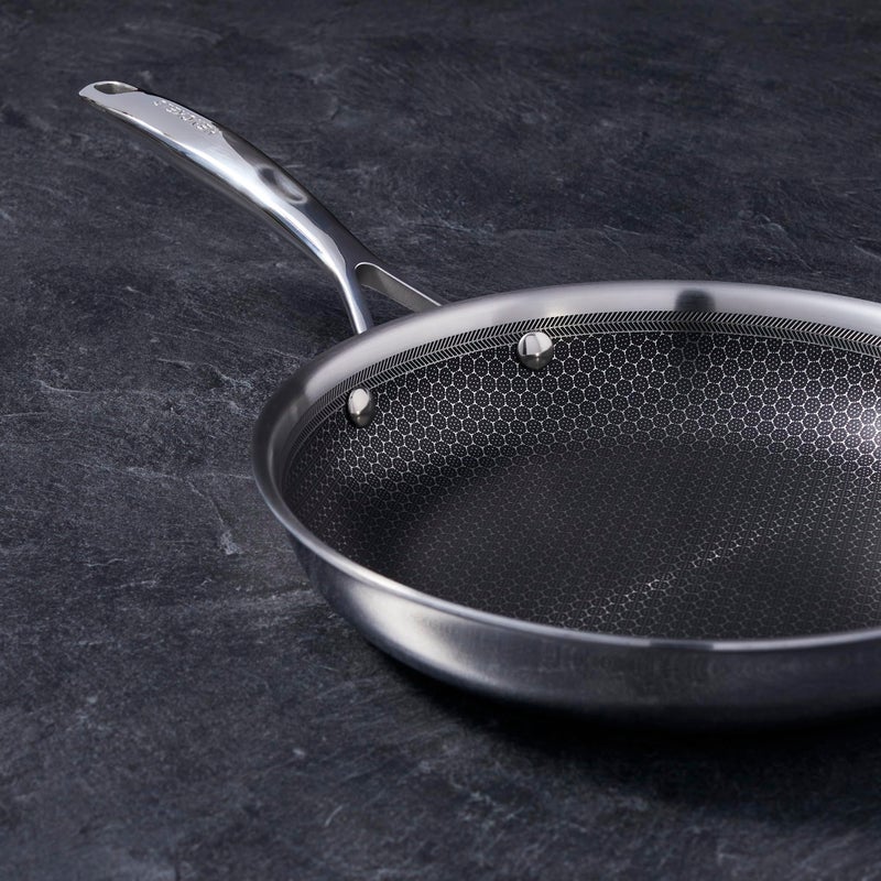HENCKELS Paradigm 5-pc Cookware Set, Nonstick Frying Pan and Silicone Utensil Set, 3-Ply Stainless Steel Skillets for Induction Cooktop, Gas & Electric Stovetops â€“ Dishwasher Safe & Oven Safe - Image 4