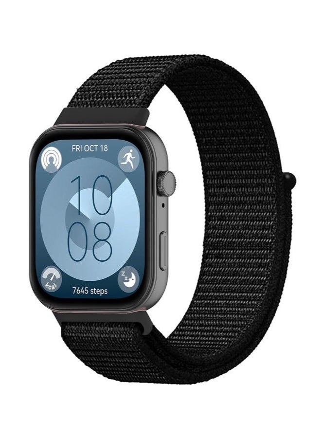 HablTech Nylon Band Suitable for Huawei Watch Fit 3/Fit 4/Fit 4 Pro Velcro Nylon Loop Strap - Image 1