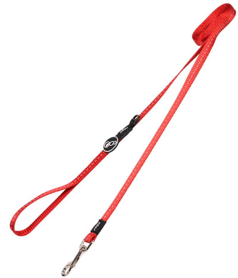 Rogz Reflective Dog Leash for Small Dogs 38 wide 6 long Red - Image 2