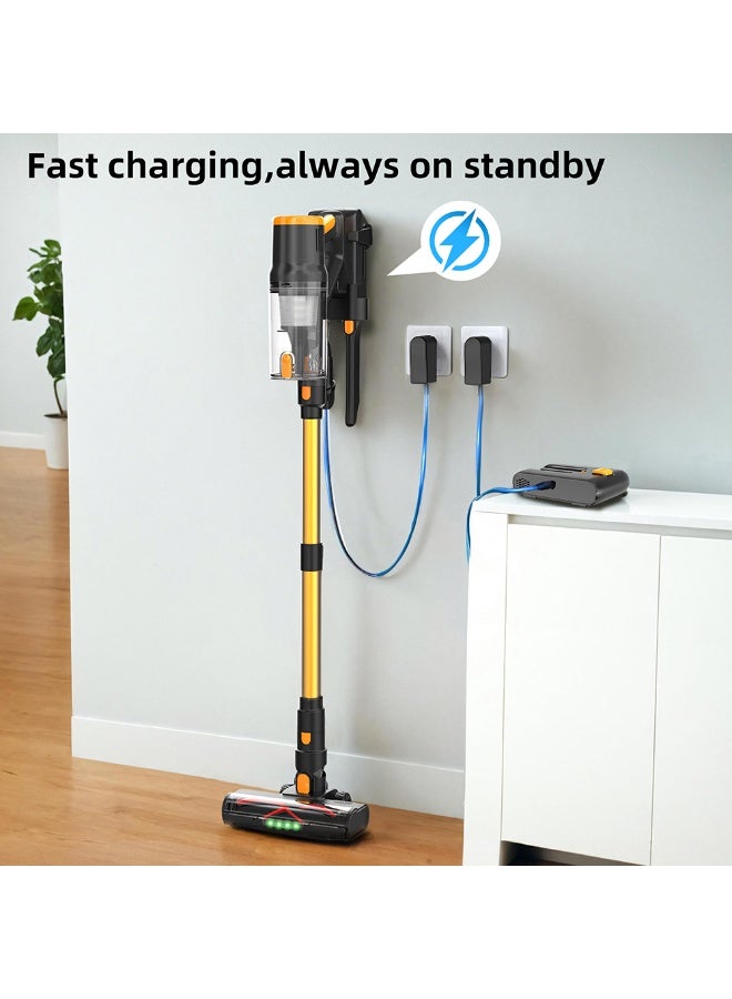 Blossom Cordless Stick Vacuum 550W/50Kpa,55 Minutes Cordless Vacuum for Carpets,Hard Floors,Pet Hair - Blossom - Image 5