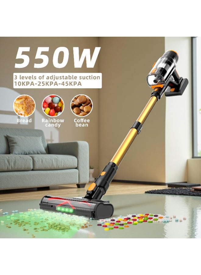Blossom Cordless Stick Vacuum 550W/50Kpa,55 Minutes Cordless Vacuum for Carpets,Hard Floors,Pet Hair - Blossom - Image 4