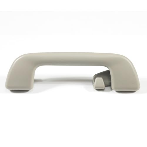 Krobelus Auto Roof Pull Handle Grab Rail Grey with Hook LH=RH Universal for Toyota for Corolla for Rav4 Yaris Vios OEM:74610-52020 (Rear Handrail with Hook(Beige Gray) 1 Pcs) - Image 1