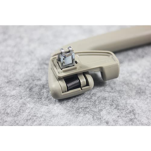 Krobelus Auto Roof Pull Handle Grab Rail Grey with Hook LH=RH Universal for Toyota for Corolla for Rav4 Yaris Vios OEM:74610-52020 (Rear Handrail with Hook(Beige Gray) 1 Pcs) - Image 4