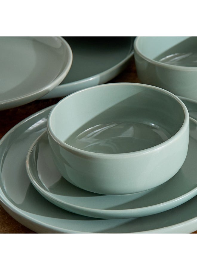 Home Box Gloss 12-Piece Dinner Set 27.5 x 3 x 27.5 cm  - Image 4