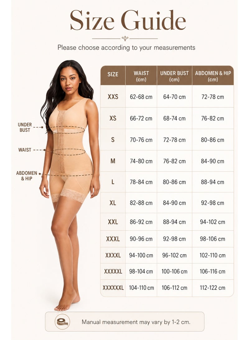 Women Full Body Shapewear Bodysuit – Tummy Control, Butt Lift, Adjustable Hook & Eye, Comfortable Slimming Corset - Image 5