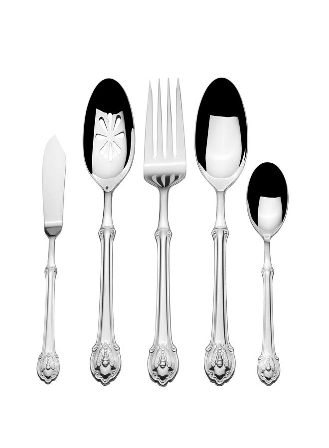 Wallace Napoleon Bee 5 Piece Stainless Steel Hostess Serving Set - Image 2