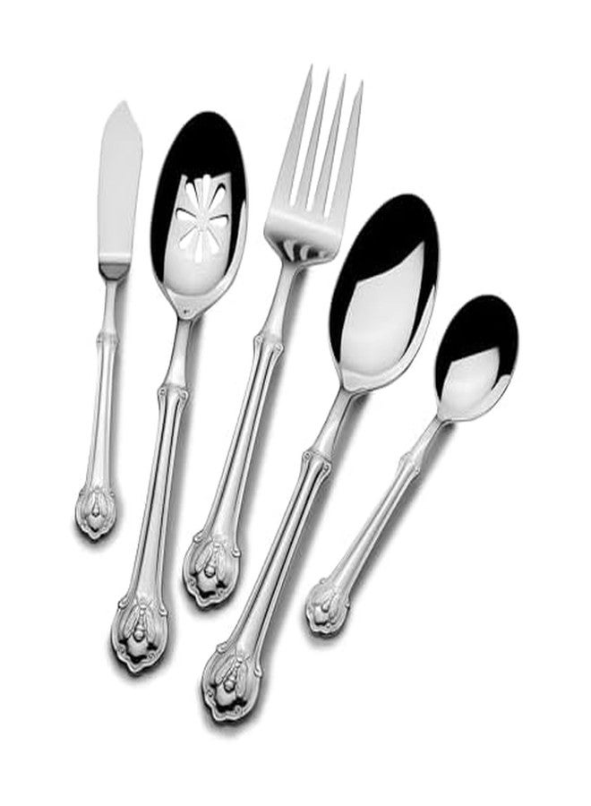 Wallace Napoleon Bee 5 Piece Stainless Steel Hostess Serving Set - Image 1