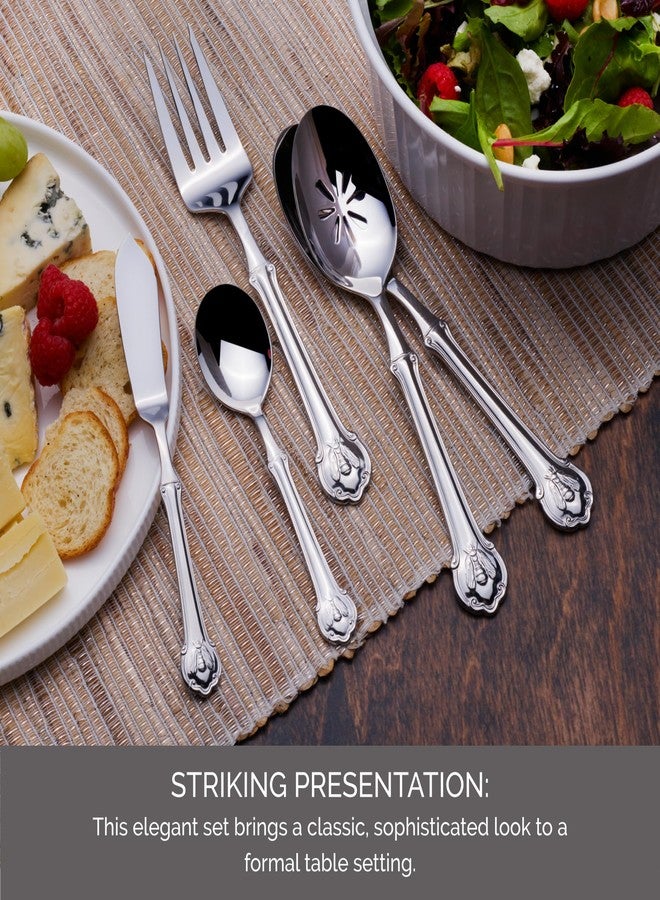 Wallace Napoleon Bee 5 Piece Stainless Steel Hostess Serving Set - Image 4