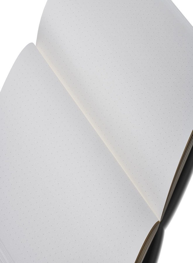 Zequenz A6- Mini Size Storm Grey Notebook | Dotted Acid Free Paper | 200 Pages | 80GSM | 360 Degree Flexibility | 100% Handmade | Fountain Pen Friendly | Color Series | Bookmark Included - Image 3
