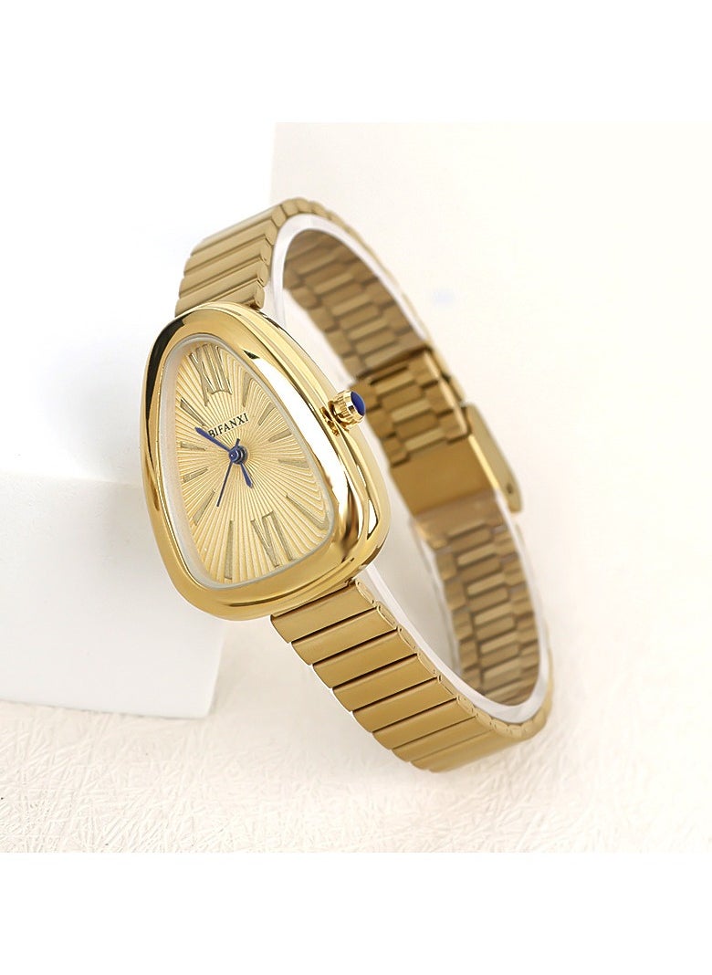 BIFANXI Ladies Fashion Watch, Snake-Shaped Quartz Watch, Fashionable Versatile Bracelet Watch  - Image 1