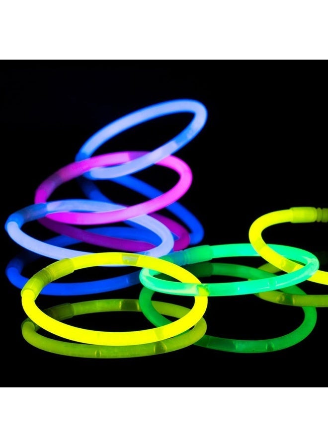 ECVV ECVV 100-Pack Glow Sticks for Kids - Colorful, Long-Lasting & Non-Toxic Fluorescent Light Sticks Perfect for Parties, Concerts & More - Image 4