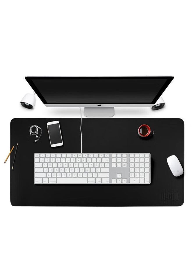 BUBM Biyoumei Mouse Pad, Extra Large Office Desk Mat, Laptop Pad, Keyboard Mat, Office Writing Desk Pad, Gaming Home Mat, Waterproof, 100*50cm, Double-sided Black - Image 2