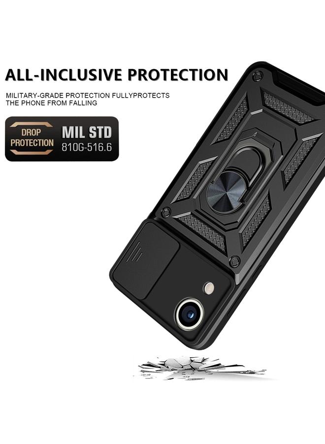 S-TOP Case For Samsung Galaxy A03 Core Sliding Camera Cover Design TPU+PC Phone Case - Image 4