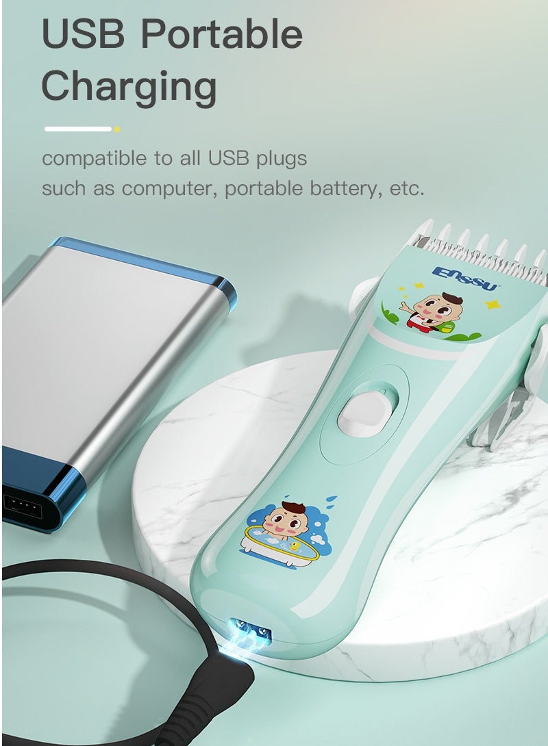 general Baby Hair Clippers, Lower Noise Haircut Trimmers for Children with Autism and Sensory Sensitivity, Babies Infant Kids Waterproof Hair Cutting Kits - Image 5