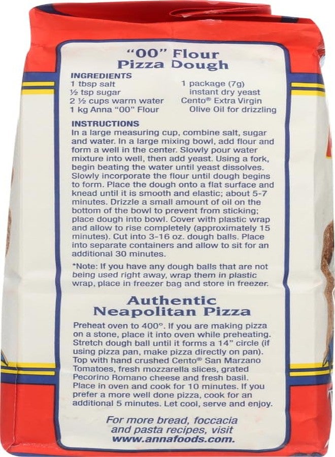 Anna - Napoletana Tipo "00" Extra Fine Flour, (3)- 2.2 lb Pkgs. by ANNA - Image 4
