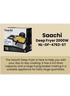 Sachi Saachi 6-Litre Deep Fryer, NL-DF-4764T  - Image 2