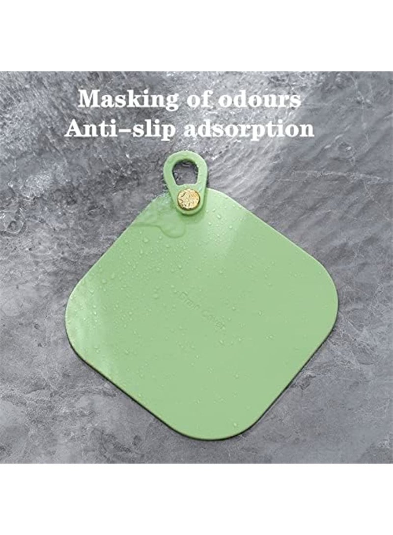 SYOSI Tub Stopper Silicone Floor Drain Anti-Odor Mat, Sewer Mat Deodorizing Drain Plugs, Kitchen Seal Sewer Deodorization Cover for Kitchen, Bathroom and Laundry (5.7x5.7 Inch) - Image 2
