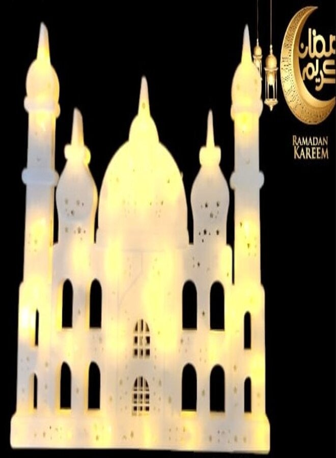 ماركة غير محددة جامع رمضان يوقع رمضان كريم زينة مربعة مضيئة  - Image 2