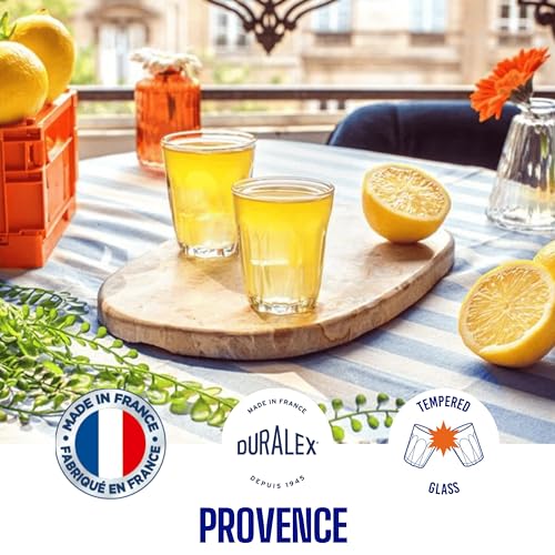 Duralex® France Provence Clear Tumbler 200ML, Set of 6 Glasses | 3X Stronger & Durable | for Cold Drinks, Tea, Coffee, Juice, Mocktails | Ultra Scratch Resistant | Tempered Glass - Image 3
