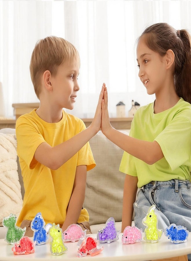 Seenelling 24 Pack Mini Dinosaur Party Favors for Kids Fidget Stress Balls Sensory Dinosaur Squeeze Relaxation Cute Relief Stress Ball for Birthday Gifts Classroom Student Prizes - Image 5