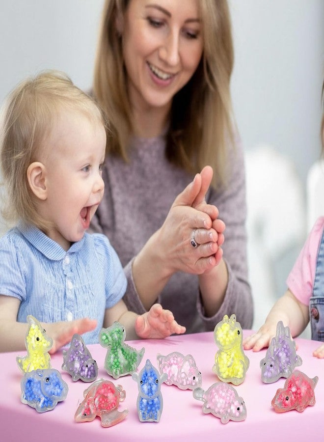 Seenelling 24 Pack Mini Dinosaur Party Favors for Kids Fidget Stress Balls Sensory Dinosaur Squeeze Relaxation Cute Relief Stress Ball for Birthday Gifts Classroom Student Prizes - Image 4