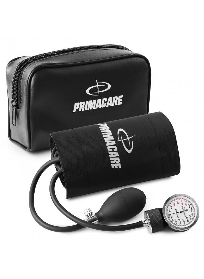Primacare DS-9193 Classic Series Large Adult Size Professional Blood Pressure Kit with Aneroid Sphygmomanometer, Latex Free Inflation System BP Kit with Nylon Cuff - Image 1