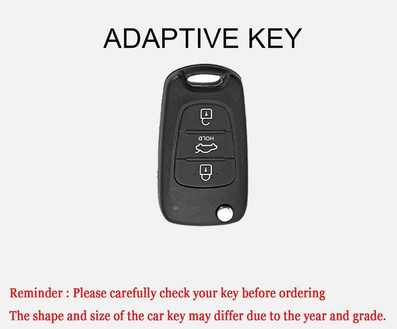 Gray Soft TPU Flip Key Fob Case Cover Compatible with Multiple Car Models - Image 3