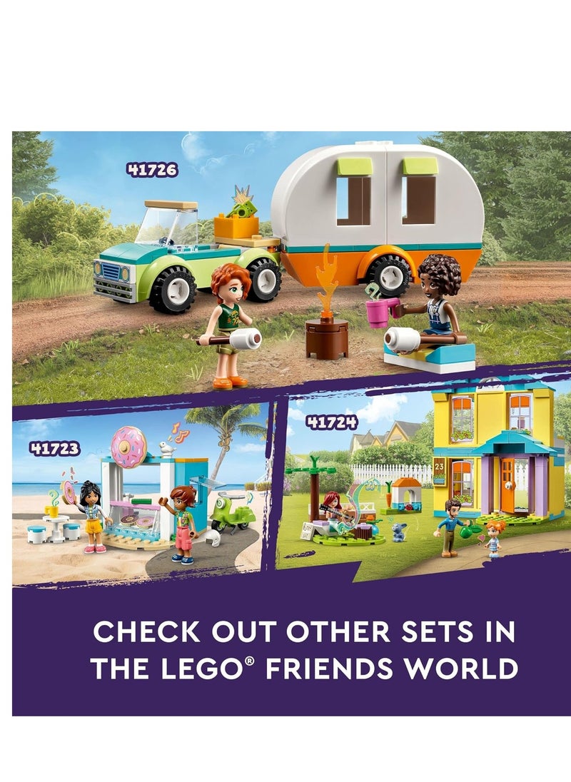 LEGO LEGO Friends Holiday Camping Trip 41726, Toy Caravan with Car, Toy Camper Van, Pretend Play Toy Camping Set for Kids, Girls and Boys 4+ Year Old, Forest Adventure Set with Two Minifigures  - Image 4