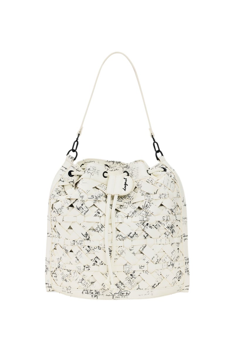 DESIGUAL Medium backpack convertible into a handbag, with braided details, - Image 1