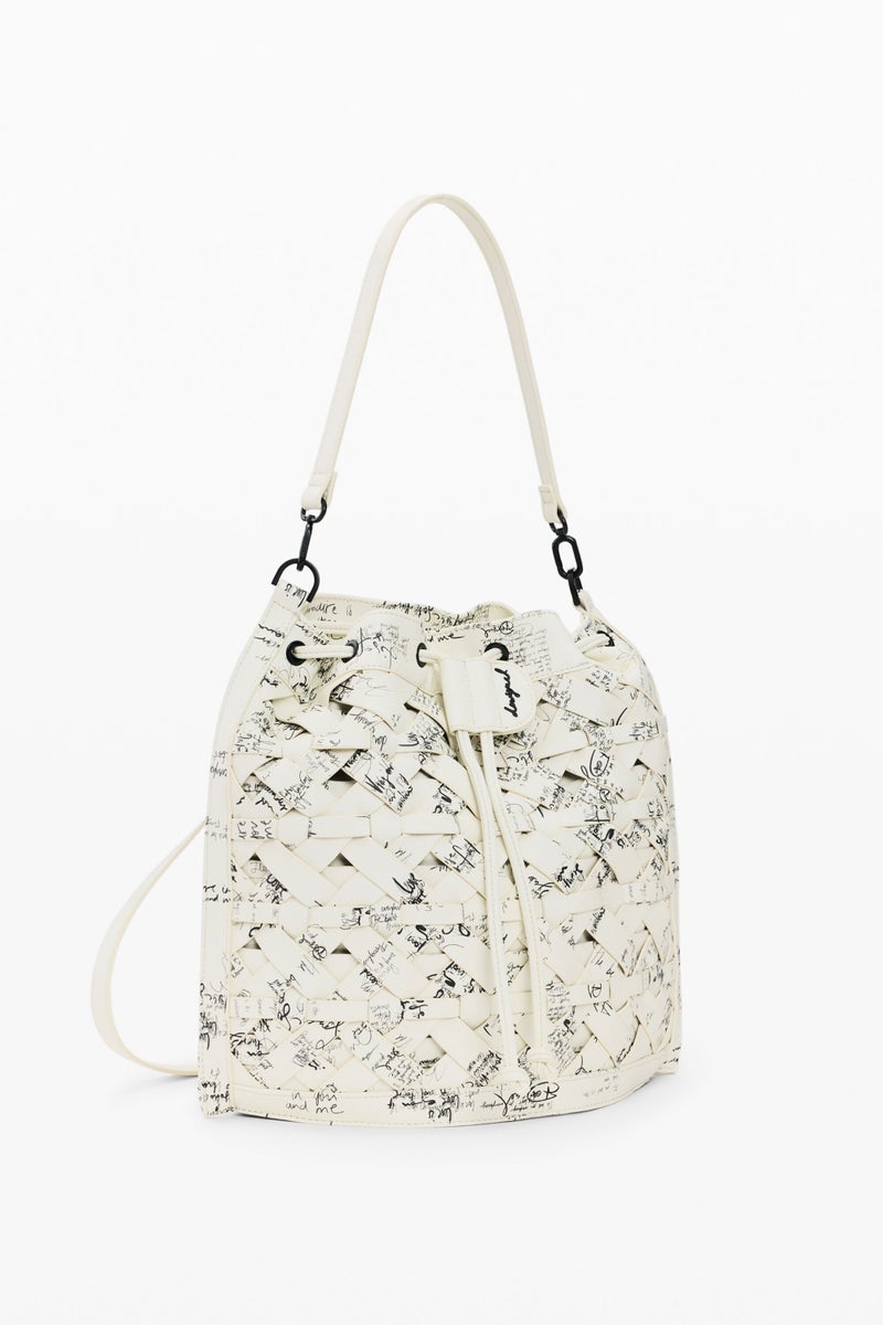 DESIGUAL Medium backpack convertible into a handbag, with braided details, - Image 3