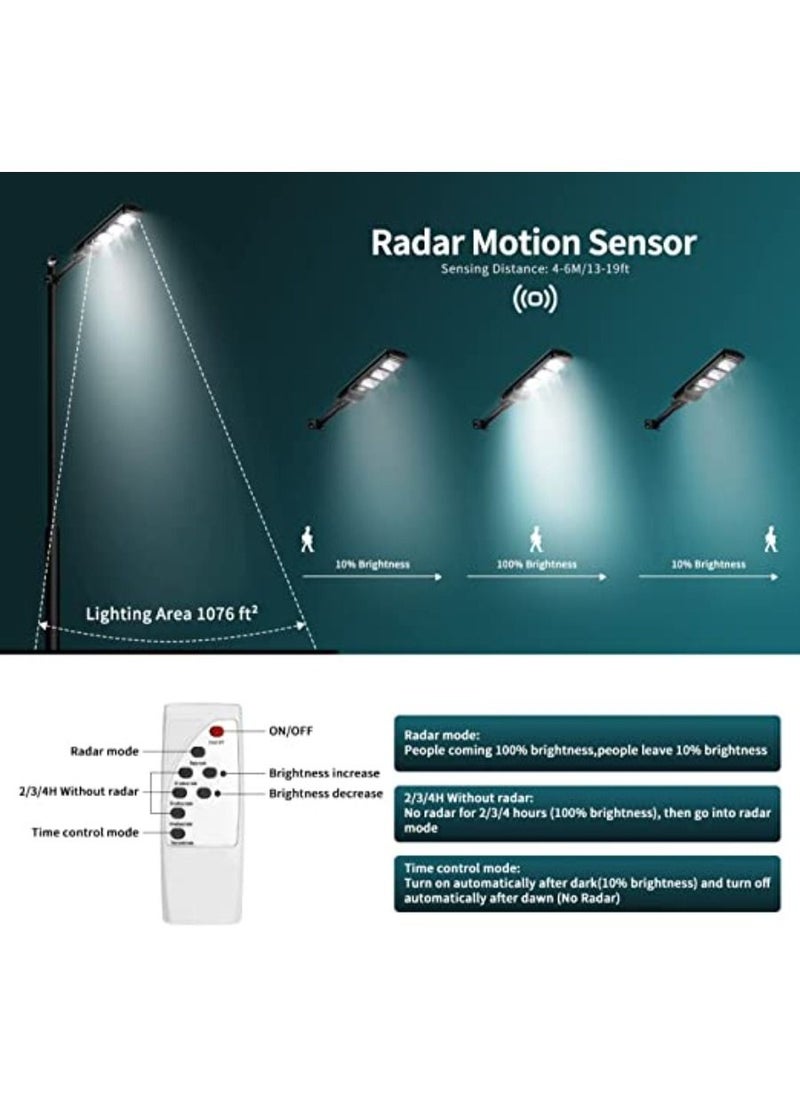 QUESERA Led Flood Light for Parking Lot, Yard Garden, Street Deck  - Image 3