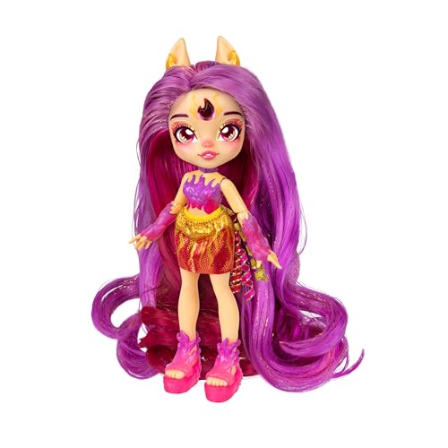 Magic Mixies Pixlings Deluxe Pack, Pippa The Firehorse, Shimmer Reveal, Create & Mix Potion That Magically Reveals 6.5" Pixling Doll Inside Potion Bottle - Exclusive Mini Mixies & 6 Hair Accessories - Image 4