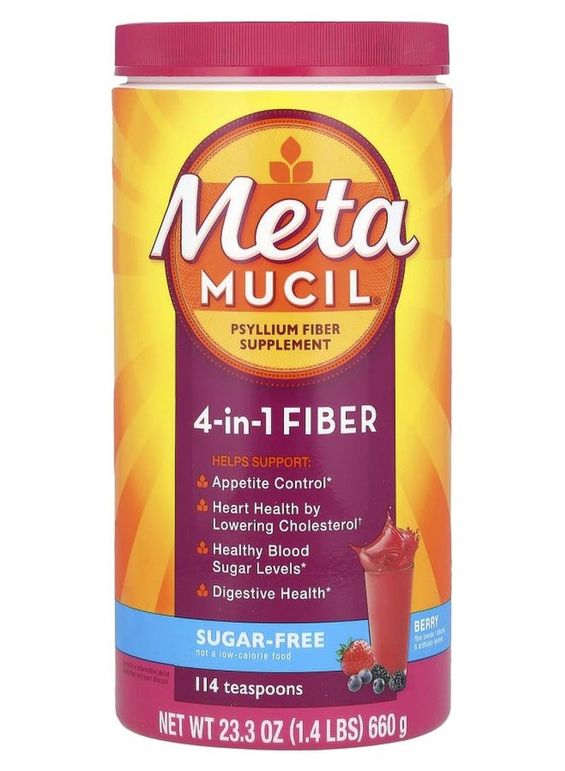 Metamucil 4-In-1 Fiber Berry 23.3 oz (660 g)